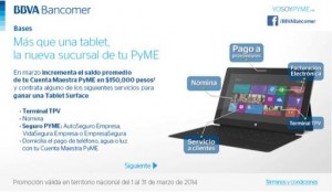 tablet bancomer