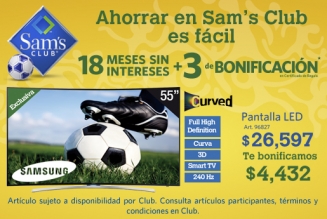 Tarjetas de Crédito Banamex: Compra en Sam's Club a 18 msi + 3 meses de  bonificación | Blog de 