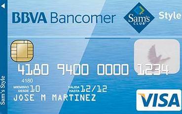 Tarjeta Sam's Club Style Bancomer de Bancomer - DineroexpertoMexico